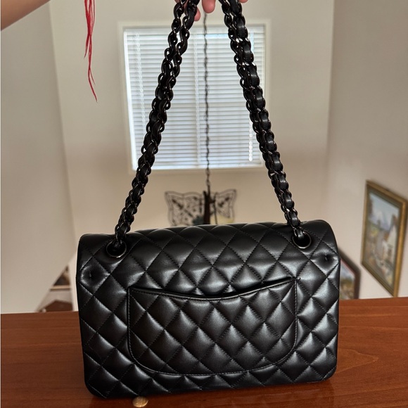 Rare Chanel Classic Black Metal Quilted Shoulder Bag - Picture 5 of 6